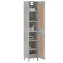 Gray concrete plywood sideboard 34.5x34x180 cm by vidaXL, Sideboards - Ref: Foro24-3200469, Price: 98,80 €, Discount: %