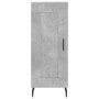 Aparador de madera contrachapada gris hormigón 34,5x34x180 cm de vidaXL, Aparadores - Ref: Foro24-3200469, Precio: 98,80 €, D...