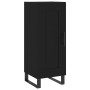 Black plywood sideboard 34.5x34x180 cm by vidaXL, Sideboards - Ref: Foro24-3200474, Price: 117,99 €, Discount: %