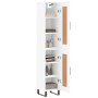 Tall white plywood sideboard 34.5x34x180 cm by vidaXL, Sideboards - Ref: Foro24-3200473, Price: 101,99 €, Discount: %