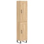 Sonoma oak plywood sideboard 34.5x34x180 cm by vidaXL, Sideboards - Ref: Foro24-3200476, Price: 100,99 €, Discount: %