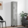 Concrete gray plywood sideboard 34.5x34x180 cm by vidaXL, Sideboards - Ref: Foro24-3200477, Price: 99,33 €, Discount: %