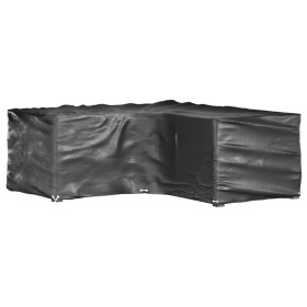 Funda para muebles de jardín forma de L 16 ojales 215x215x70 cm de vidaXL, Fundas para muebles de jardín - Ref: Foro24-319315...