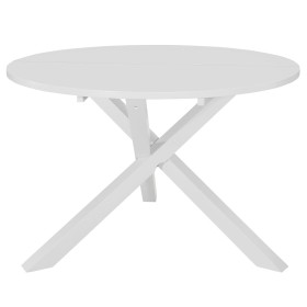 Mesa de comedor MDF blanca 120x75 cm de vidaXL, Mesas de cocina y de comedor - Ref: Foro24-247632, Precio: 260,66 €, Descuent...