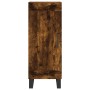 Aparador de madera contrachapada roble ahumado 34,5x34x180 cm de vidaXL, Aparadores - Ref: Foro24-3200478, Precio: 99,47 €, D...