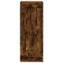 Aparador de madera contrachapada roble ahumado 34,5x34x180 cm de vidaXL, Aparadores - Ref: Foro24-3200478, Precio: 99,47 €, D...