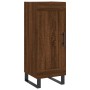 Aparador alto madera contrachapada roble marrón 34,5x34x180 cm de vidaXL, Aparadores - Ref: Foro24-3200480, Precio: 105,91 €,...