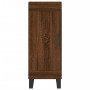 Aparador alto madera contrachapada roble marrón 34,5x34x180 cm de vidaXL, Aparadores - Ref: Foro24-3200480, Precio: 105,91 €,...