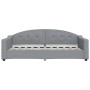 Sofá cama tela gris claro 90x190 cm de vidaXL, Camas y somieres - Ref: Foro24-354193, Precio: 212,50 €, Descuento: %