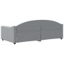 Sofá cama tela gris claro 90x190 cm de vidaXL, Camas y somieres - Ref: Foro24-354193, Precio: 212,50 €, Descuento: %