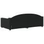 Sofá cama tela negro 90x190 cm de vidaXL, Camas y somieres - Ref: Foro24-354195, Precio: 212,62 €, Descuento: %