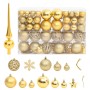 Christmas balls set 111 pieces gold polystyrene by vidaXL, Festive decorations - Ref: Foro24-356109, Price: 29,11 €, Discount: %