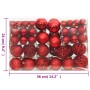 Christmas ball set 111 pieces red polystyrene by vidaXL, Festive decorations - Ref: Foro24-356110, Price: 27,42 €, Discount: %