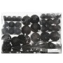 Christmas ball set 111 pieces black polystyrene by vidaXL, Festive decorations - Ref: Foro24-356116, Price: 54,91 €, Discount: %