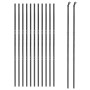 Anthracite gray galvanized steel wire fence 2x25 m by vidaXL, fence panels - Ref: Foro24-154222, Price: 236,99 €, Discount: %