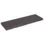 Encimera de baño madera tratada marrón oscuro 120x40x(2-6) cm de vidaXL, Encimeras - Ref: Foro24-3156236, Precio: 127,66 €, D...