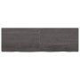 Dark brown treated wood bathroom countertop 160x50x(2-6) cm by vidaXL, Countertops - Ref: Foro24-3156254, Price: 125,99 €, Di...