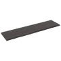 Encimera de baño madera tratada marrón oscuro 160x40x(2-4) cm de vidaXL, Encimeras - Ref: Foro24-3156251, Precio: 88,64 €, De...