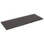 Encimera de baño madera tratada marrón oscuro 160x60x(2-4) cm de vidaXL, Encimeras - Ref: Foro24-3156255, Precio: 126,99 €, D...