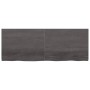 Badezimmerarbeitsplatte aus dunkelbraun behandeltem Holz, 160 x 60 x (2-4) cm von vidaXL, Arbeitsplatten - Ref: Foro24-315625...