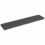 Encimera de baño madera tratada marrón oscuro 140x30x(2-6) cm de vidaXL, Encimeras - Ref: Foro24-3156242, Precio: 79,32 €, De...