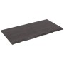 Encimera de baño madera tratada marrón oscuro 120x60x(2-4) cm de vidaXL, Encimeras - Ref: Foro24-3156239, Precio: 97,99 €, De...