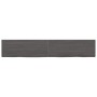 Encimera de baño madera tratada marrón oscuro 160x30x(2-4) cm de vidaXL, Encimeras - Ref: Foro24-3156249, Precio: 72,16 €, De...