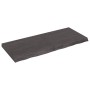 Encimera de baño madera tratada marrón oscuro 120x50x(2-6) cm de vidaXL, Encimeras - Ref: Foro24-3156238, Precio: 98,34 €, De...