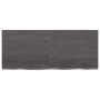 Dark brown treated wood bathroom countertop 120x50x(2-6) cm by vidaXL, Countertops - Ref: Foro24-3156238, Price: 148,72 €, Di...