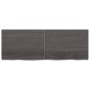 Dark brown treated wood bathroom countertop 140x50x(2-6) cm by vidaXL, Countertops - Ref: Foro24-3156246, Price: 113,52 €, Di...