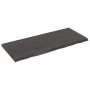 Encimera de baño madera tratada marrón oscuro 120x50x(2-4) cm de vidaXL, Encimeras - Ref: Foro24-3156237, Precio: 125,40 €, D...