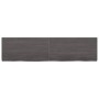 Badezimmerarbeitsplatte aus dunkelbraun behandeltem Holz, 160 x 40 x (2–6) cm von vidaXL, Arbeitsplatten - Ref: Foro24-315625...