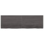 Badezimmerarbeitsplatte aus dunkelbraun behandeltem Holz, 160 x 50 x (2–4) cm von vidaXL, Arbeitsplatten - Ref: Foro24-315625...