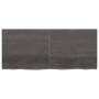 Dark brown treated wood bathroom countertop 140x60x(2-4) cm by vidaXL, Countertops - Ref: Foro24-3156247, Price: 112,99 €, Di...