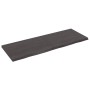 Encimera de baño madera tratada marrón oscuro 140x50x(2-4) cm de vidaXL, Encimeras - Ref: Foro24-3156245, Precio: 94,25 €, De...