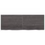 Dark brown treated wood bathroom countertop 140x50x(2-4) cm by vidaXL, Countertops - Ref: Foro24-3156245, Price: 96,99 €, Dis...