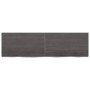 Encimera de baño madera tratada marrón oscuro 140x40x(2-4) cm de vidaXL, Encimeras - Ref: Foro24-3156243, Precio: 79,51 €, De...