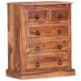 Solid Sheesham wood chest of drawers 60x35x75 cm by vidaXL, Drawers - Ref: Foro24-286395, Price: 299,48 €, Discount: %