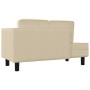 Diwansofa mit Kissen und cremefarbenem Stoffkissen von vidaXL, Tagesbetten - Ref: Foro24-355023, Preis: 154,06 €, Rabatt: %