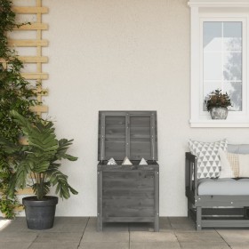 Solid wood garden chest anthracite gray fir 50x49x56.5cm by vidaXL, Outdoor storage boxes - Ref: Foro24-364750, Price: 95,37 ...