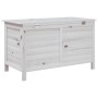 Solid white fir garden storage chest 99x49.5x58.5 cm by vidaXL, Outdoor storage boxes - Ref: Foro24-364753, Price: 131,16 €, ...