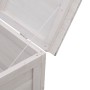 Solid white fir garden storage chest 99x49.5x58.5 cm by vidaXL, Outdoor storage boxes - Ref: Foro24-364753, Price: 131,16 €, ...