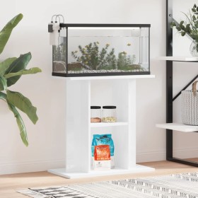 Weiße Aquariumhalterung aus Holzwerkstoff, 60 x 30 x 60 cm von vidaXL, Aquarium unterstützt - Ref: Foro24-833569, Preis: 55,8...