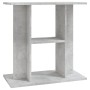 Soporte para acuario madera ingeniería gris hormigón 60x30x60cm de vidaXL, Soportes para acuarios - Ref: Foro24-833571, Preci...