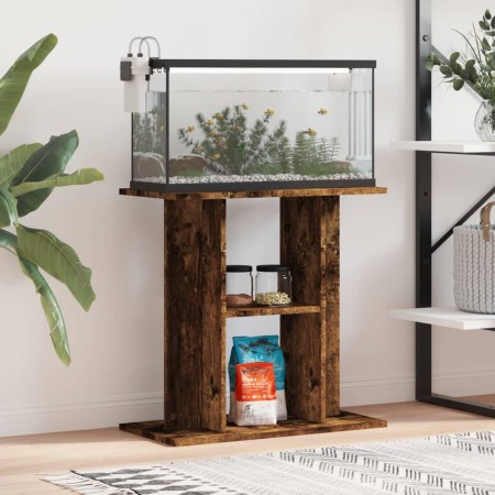 Aquarienhalter Holzwerkstoff Räuchereiche 60x30x60cm von vidaXL, Aquarium unterstützt - Ref: Foro24-833572, Preis: 45,16 €, R...