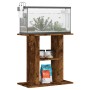 Aquarium stand made of smoked oak engineered wood, 60x30x60cm. by vidaXL, Aquarium supports - Ref: Foro24-833572, Price: 45,1...