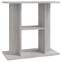 Soporte para acuario madera ingeniería gris Sonoma 60x30x60 cm de vidaXL, Soportes para acuarios - Ref: Foro24-833573, Precio...