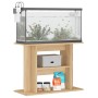 Aquariumhalterung aus Holzwerkstoff, Sonoma-Eiche, 80 x 35 x 60 cm von vidaXL, Aquarium unterstützt - Ref: Foro24-833578, Pre...