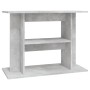 Soporte para acuario madera ingeniería gris hormigón 80x35x60cm de vidaXL, Soportes para acuarios - Ref: Foro24-833579, Preci...