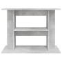 Aquarium stand in gray concrete engineered wood 80x35x60cm by vidaXL, Aquarium supports - Ref: Foro24-833579, Price: 49,71 €,...